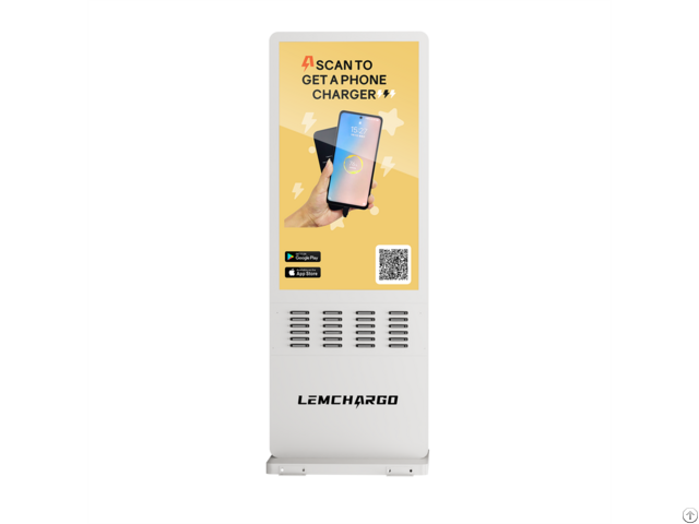 Built In Remote Advertising Publish System Share Power Bank Vending Machine