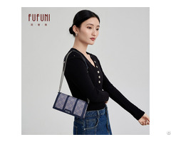 Fufuni 2024 Designer Famous Luxury Fashion Blue Magnetic Buckle Crossbody Bag