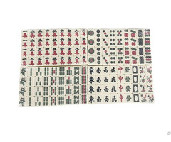 Teeth Yellow Customized Vietnamese Melamine Mahjong