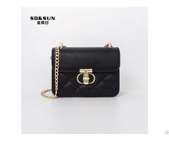 Wholesale Genuine Leather Ruffled Chain Bag