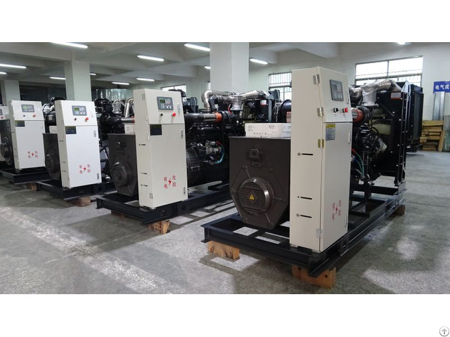 Three Phase Open Silent 50kw Shangchai Diesel Power Industrial Generator With Stamford Alternator