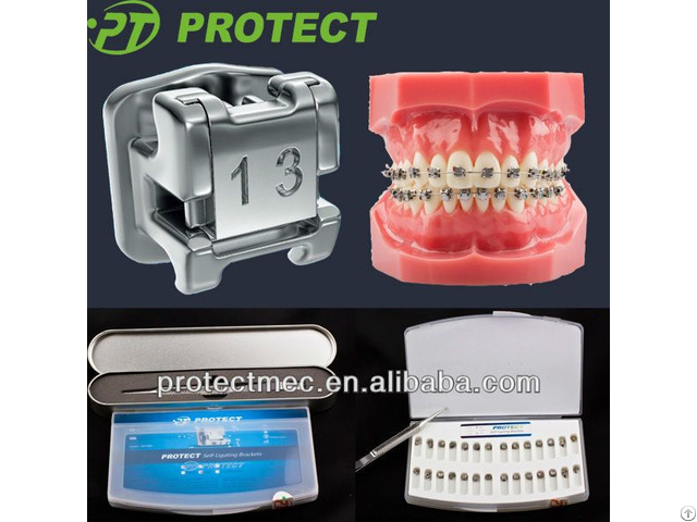 Ce Approved Dental Braces Orthodontic Self Ligating Brackets