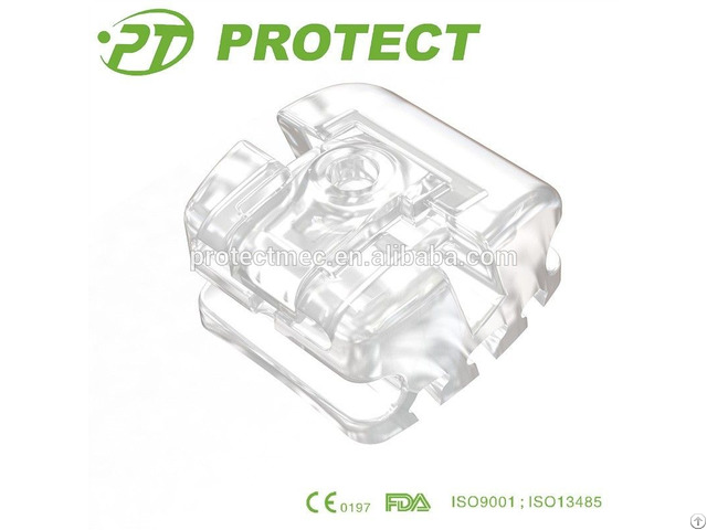 Dental Damon Alike Clear Ceramic Self Ligating Brackets Orthodontics