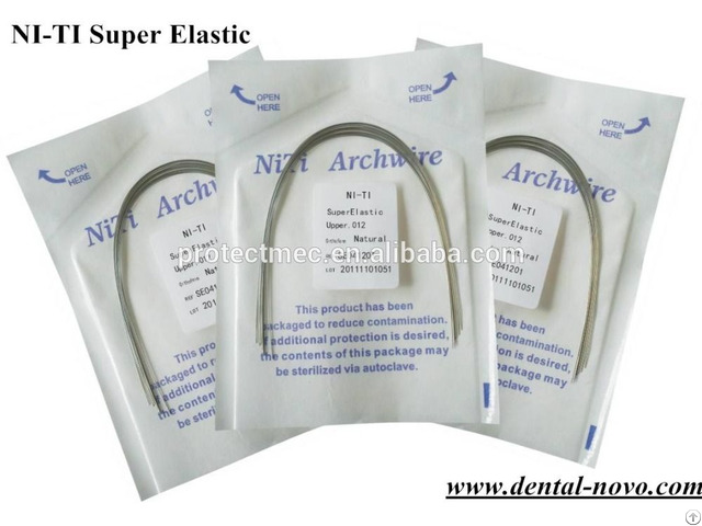 Hot Sell Orthodontic Niti Memory Archwire For Sale