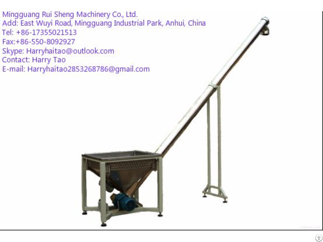 Screw Conveyor Feeder Hopper Machine For Powder