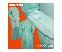 Nonwoven Reinforced Waterproof Disposable Hospital Gowns For Hospitals Suppliers