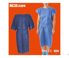 Disposable Non Woven Nurse Hospital Exam Patient Gown