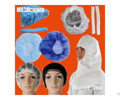 Pp Hospital Surgeon Non Woven Mob Mop Clip Surgical Medical Round Disposable Doctor Bouffant Cap