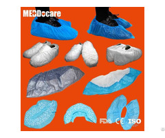 Dailyuse Pp Sms Anti Skid Waterproof Pe Cpe Disposable Blue Plastic Shoe Covers