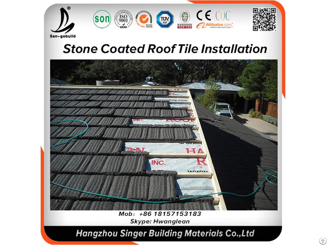 Stone Coated Roof Tile For House Plan Building Material