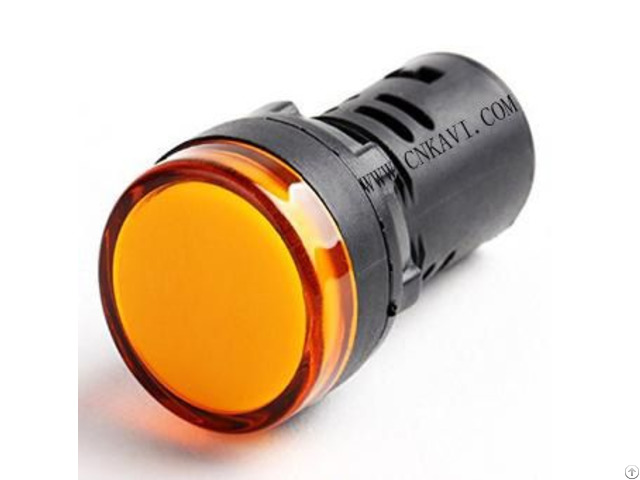 Led Pilot Lamp Signal Light Indicator 22mm Ad26b 22ds Yellow