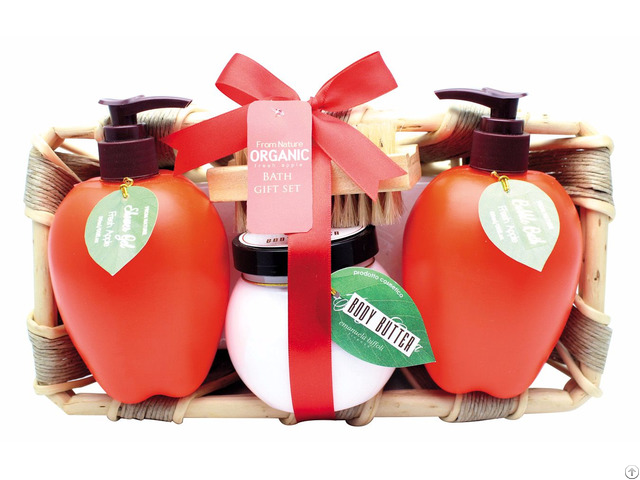 Fresh Apple Spa Set Bath And Body Personal Care Gift Sets