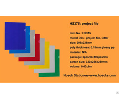 Hs375 Project File Letter