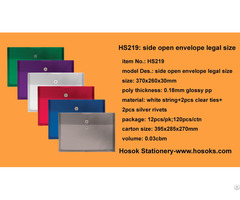 Hs219 Side Open Envelope Legal Size