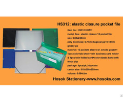 Hs312 Elastic Closure 13 Pocket Expanding File