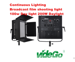 Vidego Led Video Panel Light Bi Color 1x1 100w Broadcast Film Shooting Kits