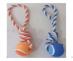 Pet Toy Rope With Tennis 2165