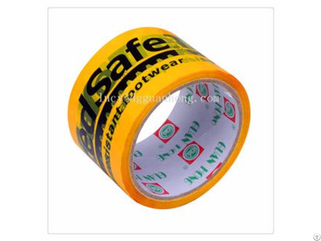 Printed Adhesive Packaging Tape Bopp Sensitive High Impact Resistance