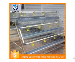 Automatic Chicken Cage Poultry Equipment With Feeding And Drinking System
