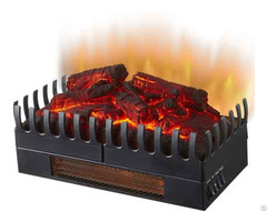 Electric Fireplace Log Set Insert With Heater