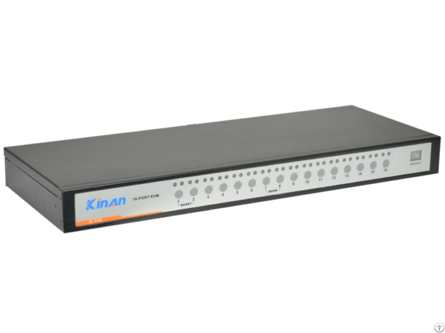 Kinan Xu0116 Rack 16 Port Usb Analog Kvm Switch