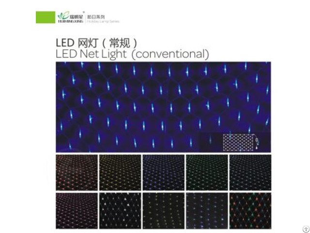 Zhongshan Raystar Net Lights 64leds Colorful 220v For Decoration