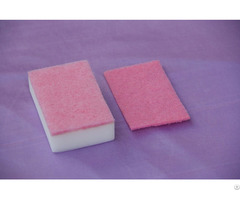 Cleaning Melamine Foam With Scouring Pads