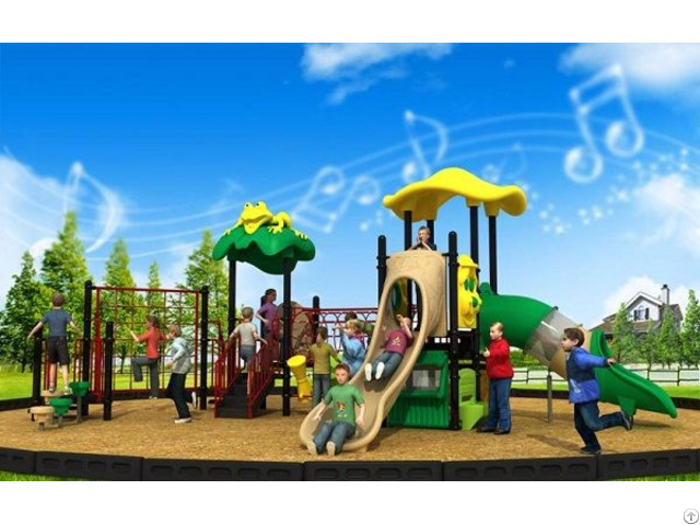 Popular Cartoon Series Outdoor Playground Equipment Combined Slide Wd Cr181