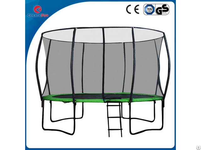 12ft Jumping Trampoline With Glass Fiber Pole