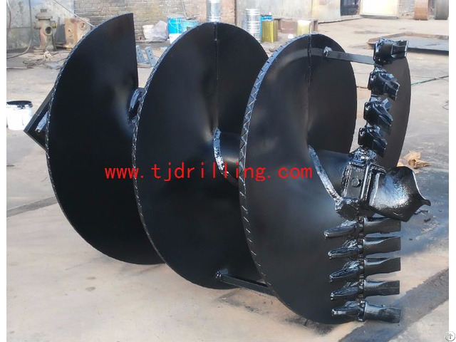 Double Cut Soil Auger