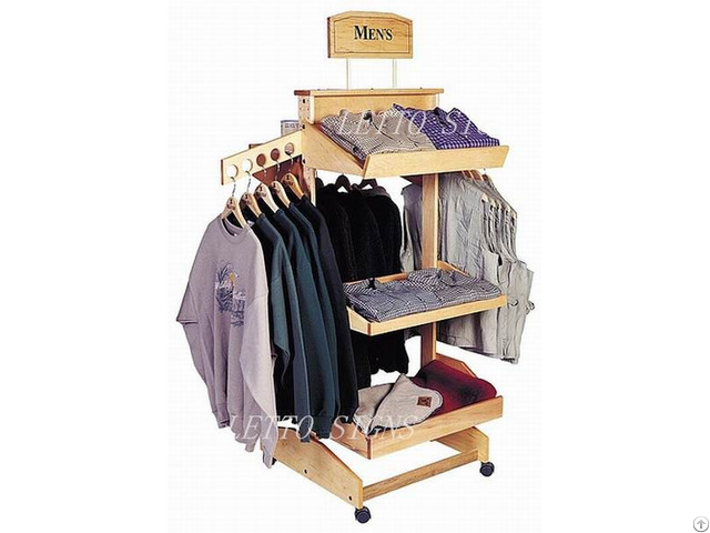 Newest Design Sports Clothes Store Fixtures High End Quality Clothing Shop Display