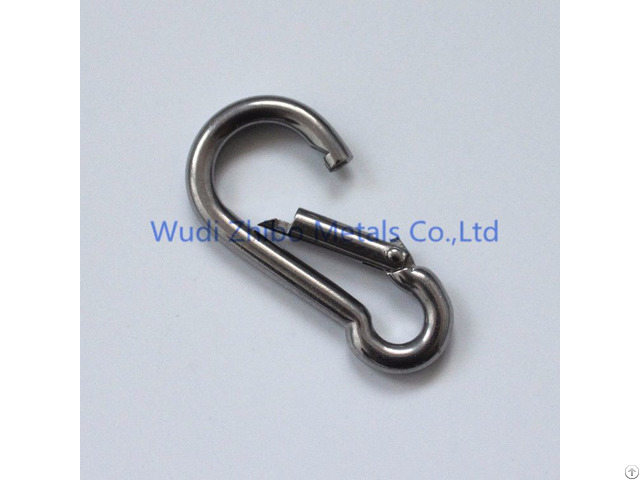 Stainless Steel Carabiner Spring Snap Hook Din5299c