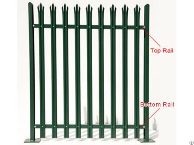 Palisade Fencing Rail