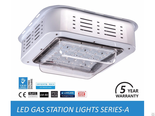 Outdoor Led Gas Station Lights For Commercial, Industrial Lighting