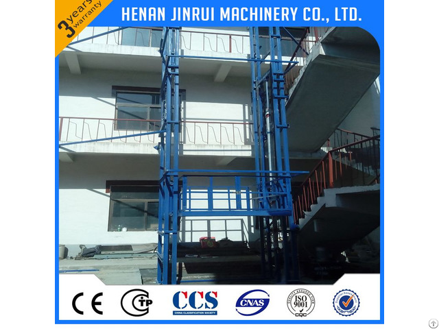 Factory Cargo Carry Guide Rail Lift Table