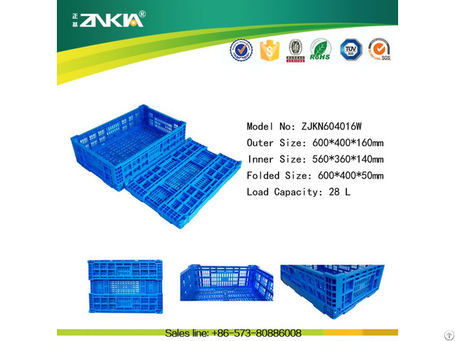 New Design Plastic Folding Crates And Boxes