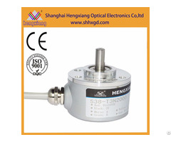 Hengxiang S38 Series Optical Encoder With Diameter 38mm Solid Shaft 6mm Revolution Up To 16384ppr