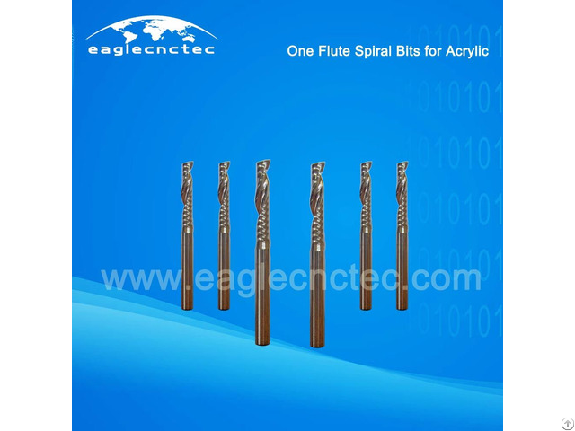 Acrylic Cutting Single Flute Spiral Cut Router Bit For Sale