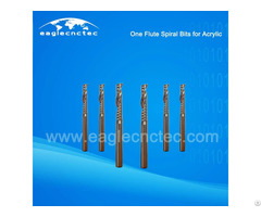 Acrylic Cutting Single Flute Spiral Cut Router Bit For Sale