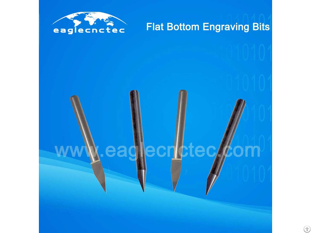 Flat Bottom Engraving Bits V Bit Conical Tools For Wood Carving