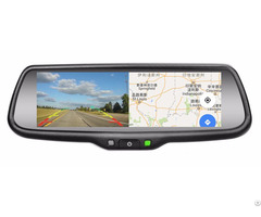 Germid 7 3 Inch Full Screen1080p Rear View Mirror Monitor With Mirrorlink And Backup Camera