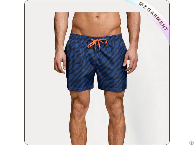 Men Twill Swim Trunks