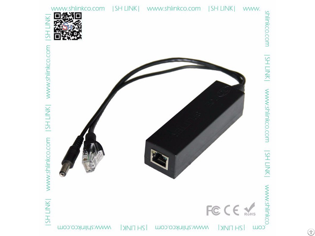 Poe Splitter 10 100m For Cctv Transmission