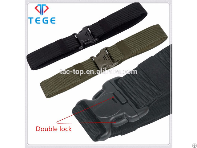 Outdoor Military And Police Double Lock Duty Belt
