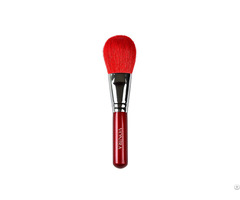 High Quality Private Label Soft Goat Hair Red Wood Handle Makeup Brush