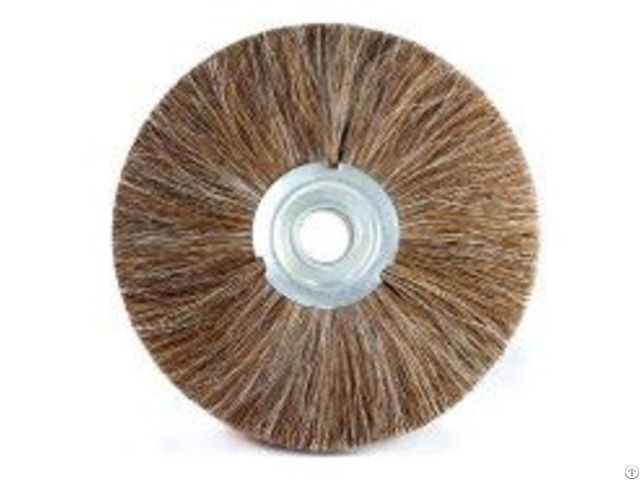 Union Natural Horse Hair Wheel Brush Clean Polishing Brushes