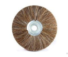 Union Natural Horse Hair Wheel Brush Clean Polishing Brushes