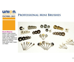 Union Mini Brushes With 3mm Shank