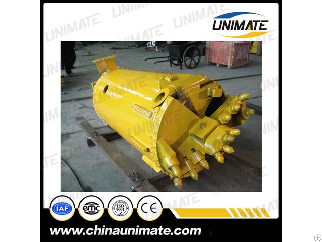 Unimate Rotary Drilling Rig Drill Rock And Clay Bucket