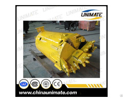 Unimate Rotary Drilling Rig Drill Rock And Clay Bucket